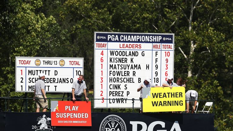 during the second round of the 2018 PGA Championship at Bellerive Country Club on August 10, 2018 in St Louis, Missouri.
