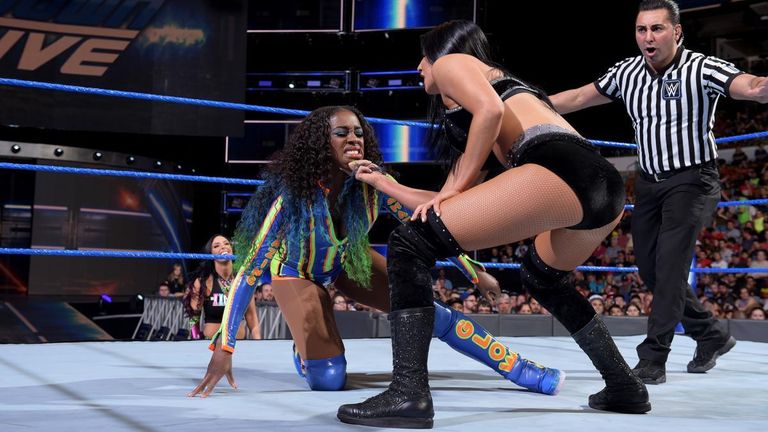 billie kay defeats naomi on smackdown
