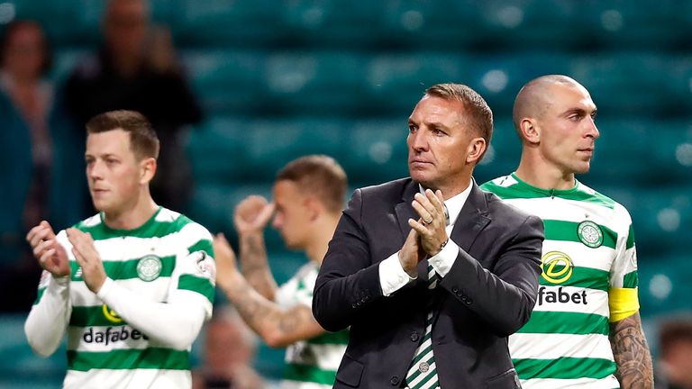 Brendan Rodgers saw his team go out of the Champions League on Tuesday