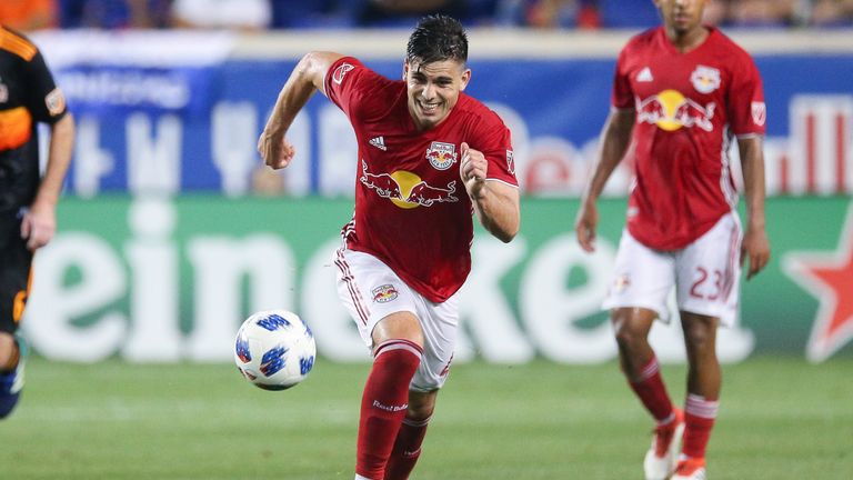 Brian White enjoyed a first start to remember to send Red Bulls top of the Eastern Conference