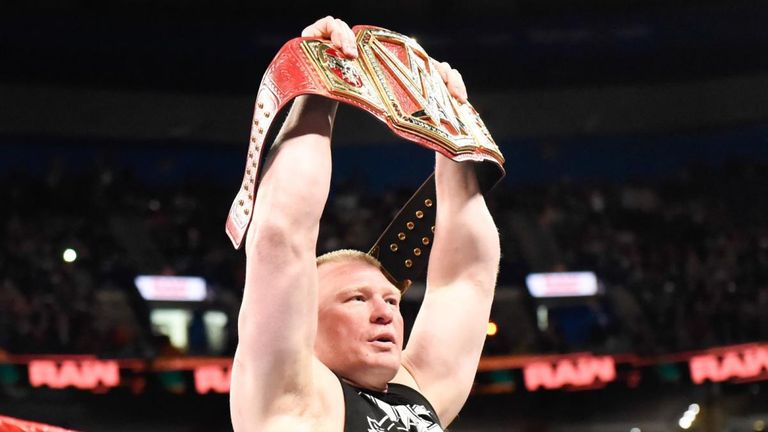 Will Brock Lesnar carry the WWE Universal title into a UFC event?