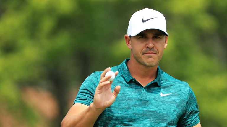 during the final round of the 2018 PGA Championship at Bellerive Country Club on August 12, 2018 in St Louis, Missouri.