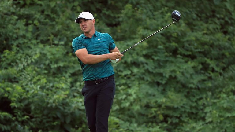 during the final round of the 2018 PGA Championship at Bellerive Country Club on August 12, 2018 in St Louis, Missouri.