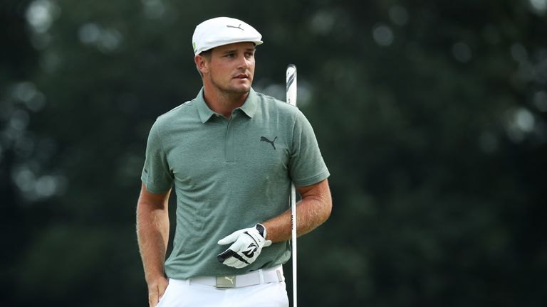 during the third round of The Northern Trust on August 25, 2018 at the Ridgewood Championship Course in Ridgewood, New Jersey.