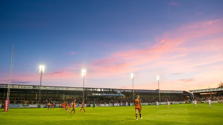 Picture by Allan McKenzie/SWpix.com - 24/05/2018 - Rugby League - Betfred Super League - Castleford Tigers v St Helens - the Mend A Hose Jungle, Castleford, England - A general view of  Castleford playing St Helens.