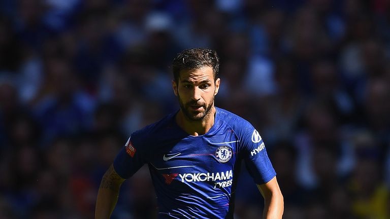 Sarri expects Fabregas to return to training in a week