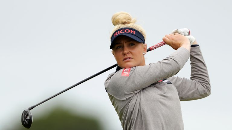  during day one of Ricoh Women&#39;s British Open at Royal Lytham & St. Annes on August 2, 2018 in Lytham St Annes, England.