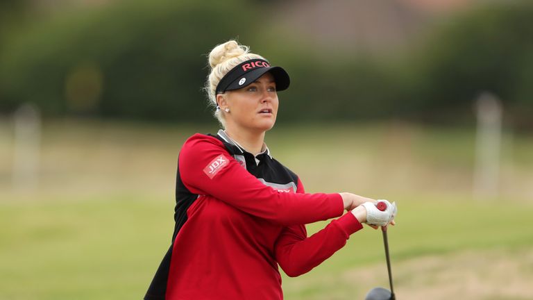  during day two of Ricoh Women's British Open at Royal Lytham & St. Annes on August 3, 2018 in Lytham St Annes, England.