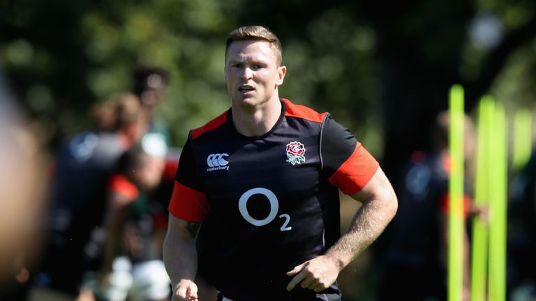 Chris Ashton and England trained in Teddington on Sunday