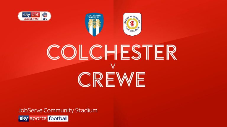 Colchester v Crewe

