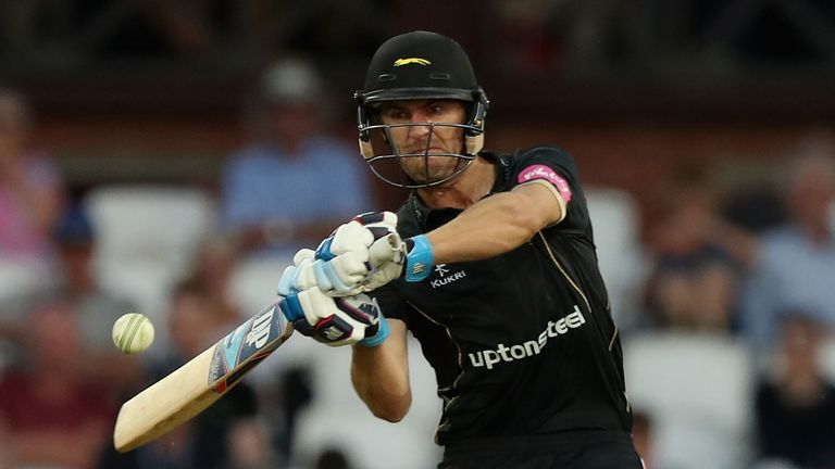 Leicestershire skipper Colin Ackermann was 24no off 21 balls when rain intervened