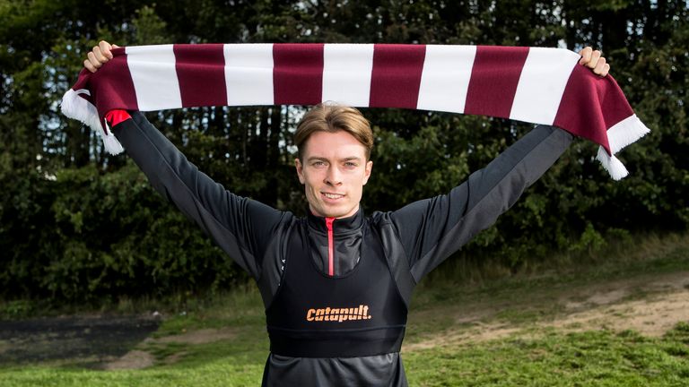 Craig Wighton is officially unveiled as a Hearts player