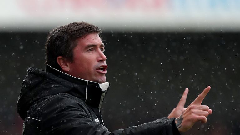 Crawley Town manager Harry Kewell