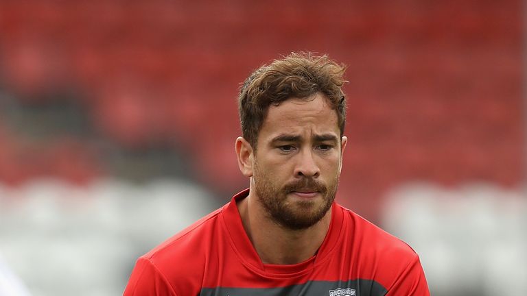 during the Gloucester training session held at Kingsholm Stadium on August 9, 2018 in Gloucester, England.