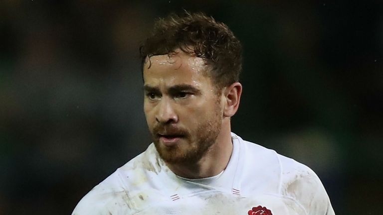 Danny Cipriani of England looks on during the third test match between South Africa and England at Newlands Stadium on June 23, 2018 in Cape Town, South Africa. 