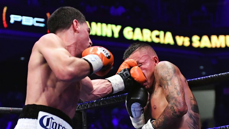 Vargas was beaten by Garcia with a seventh-round stoppage