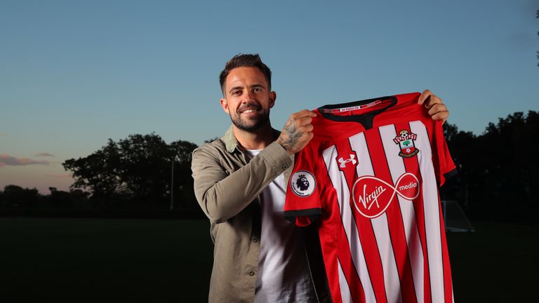 SOUTHAMPTON, ENGLAND - AUGUST 09: Danny Ings joins Southampton FC on a season long loan deal from Liverpool, pictured at the Staplewood Campus on August 9, 2018 in Southampton, England. (Photo by Matt Watson/Southampton FC via Getty Images)
