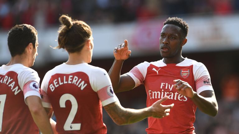 Danny Welbeck was on target for Arsenal