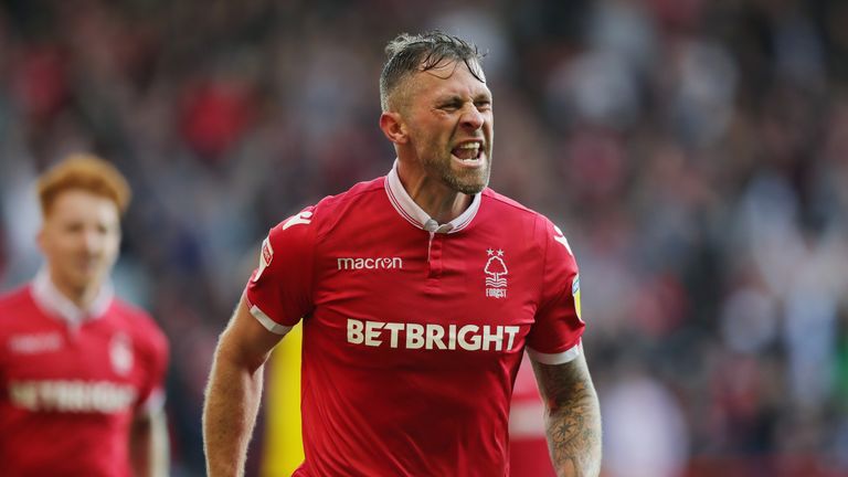 Daryl Murphy scored an 87th-minute equaliser for Nottingham Forest