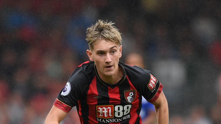David Brooks during the Premier League match between AFC Bournemouth and Cardiff City at Vitality Stadium on August 11, 2018 in Bournemouth, United Kingdom.