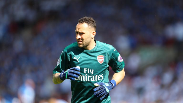 David Ospina in action for Arsenal