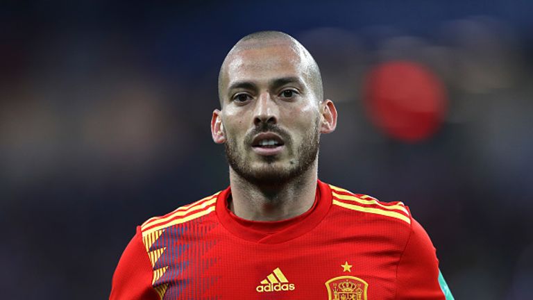 David Silva during the 2018 FIFA World Cup Russia group B match between Spain and Morocco at Kaliningrad Stadium on June 25, 2018 in Kaliningrad, Russia.