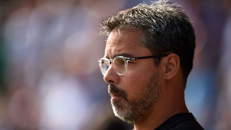 David Wagner during Huddersfield's 3-0 defeat to Chelsea