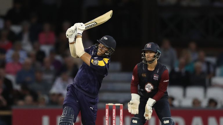 David Willey took three wickets and then hit 79 to earn Yorkshire Vikings victory against his former side Northamptonshire Steelbacks