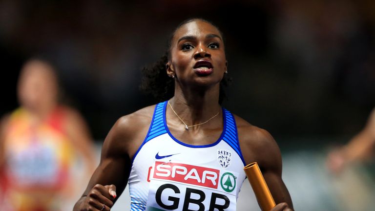 Team GB sprinter Dina Asher-Smith has offered her support to the Downie sisters