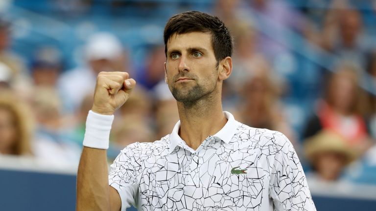 Novak Djokovic has his sights set on history in Cincinnati - the only Masters title he has yet to win - but faces seven time champion Roger Federer in the final

