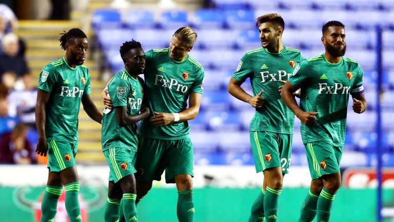 Domingos Quina (C) scored a screamer on his Watford debut