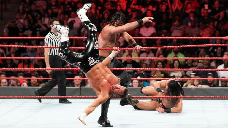 drew mcintyre vs seth rollins on wwe raw