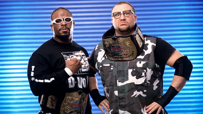 The Dudley Boyz held were tag-team champions on nine occasions in WWE