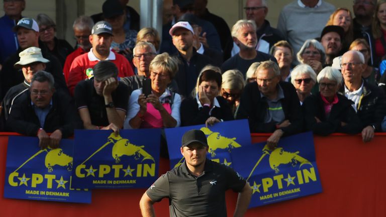  during day one of the Made in Denmark played at the Silkeborg Ry Golf Club on August 30, 2018 in Silkeborg, Denmark. 