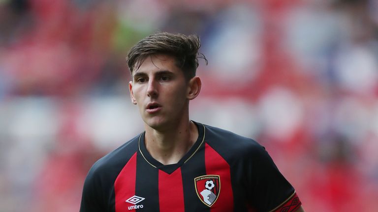 Emerson Hyndman during the pre season friendly match between Nottingham Forest and Bournemouth at City Ground on July 28, 2018 in Nottingham, England.