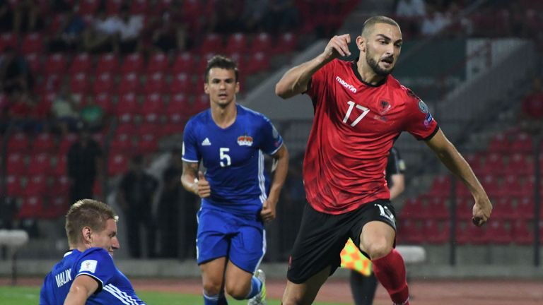 Rangers are in talks with Osijek over Albanian international Eros Grezda 