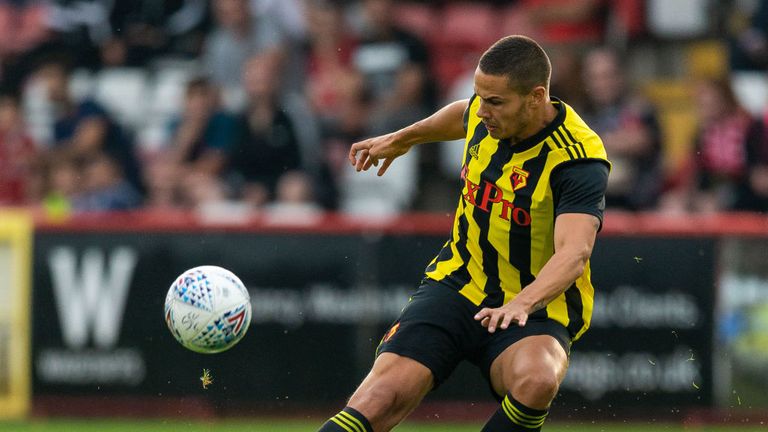 Jack Rodwell plays for Watford in pre-season friendly against Brentford