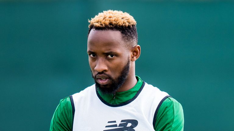 Celtic's Moussa Dembele in training