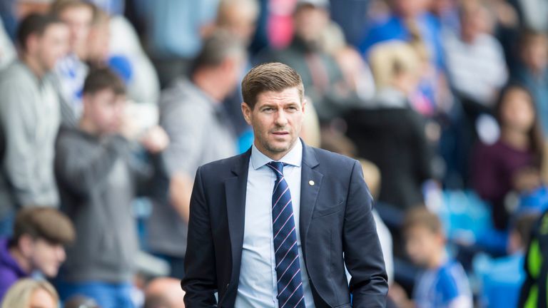 Rangers manager Steven Gerrard                                                                                                                                                                                                                                     