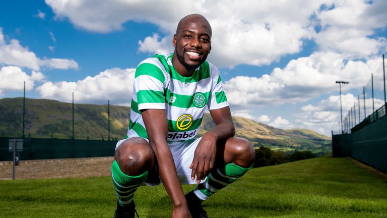 Celtic midfielder Youssouf Mulumbu