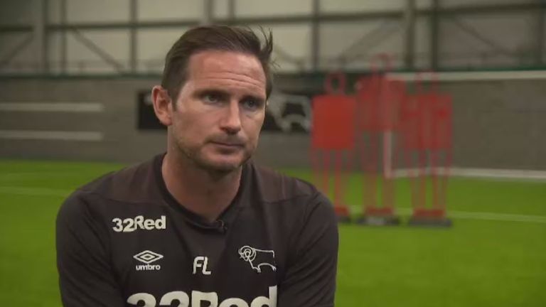 Frank Lampard sat down with Sky Sports ahead of Derby's Championship opener with Reading