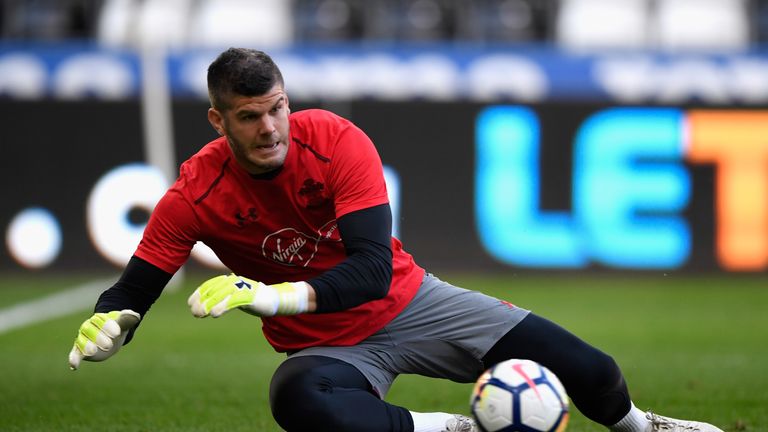  during the Premier League match between Swansea City and Southampton at Liberty Stadium on May 8, 2018 in Swansea, Wales.