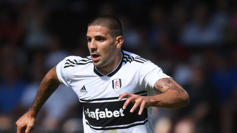 during a Pre-Season Friendly between Fulham and Celta Vigo at Craven Cottage on August 4, 2018 in London, England.