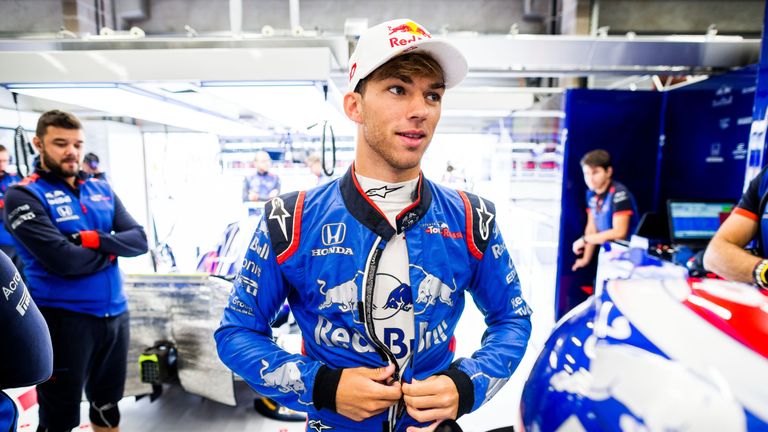 SPA, BELGIUM - AUGUST 24:  Pierre Gasly of Scuderia Toro Rosso and France during practice for the Formula One Grand Prix of Belgium at Circuit de Spa-Francorchamps on August 24, 2018 in Spa, Belgium.  (Photo by Peter Fox/Getty Images)