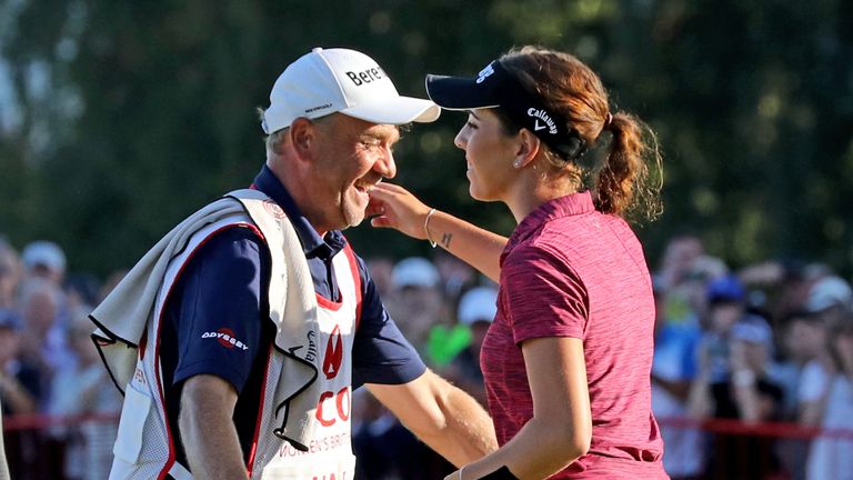 during the final round of the Ricoh Women's British Open at Royal Lytham and St Annes Golf Club on August 5, 2018 in Lytham St Annes, England.