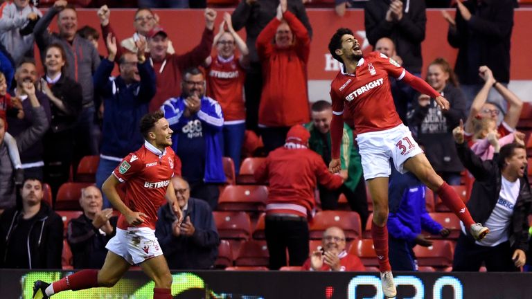 Gil Dias wrapped up victory for Nottingham Forest