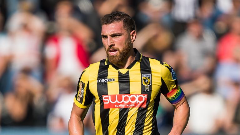 Guram Kashia of Vitesse Arnhem during the Eredivisie match against Heracles Almelo at Polman stadium on October 15, 2017