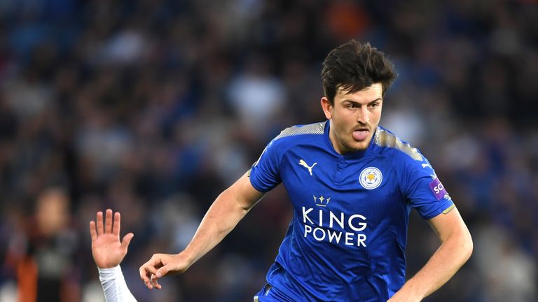 Harry Maguire is a United target but could play against them on Friday