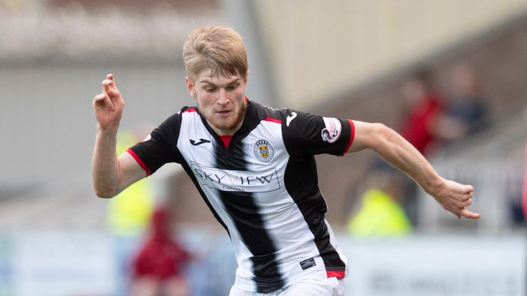 Hayden Coulson is on-loan at St Mirren from Middlesbrough.