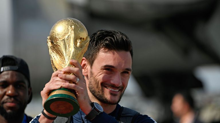 Hugo Lloris is back training with Spurs 22 days after lifting the World Cup with France